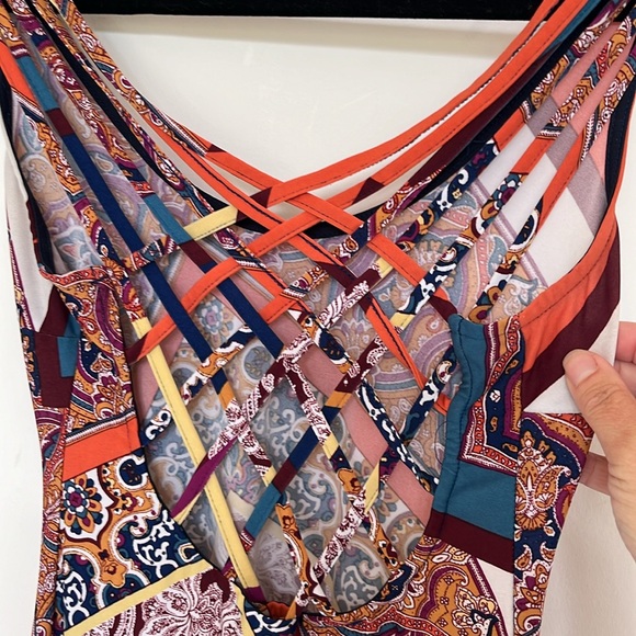 Resort wear! Colourful maxi dress - Picture 3 of 4